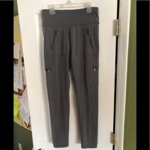 Justice Active Girls Gray High Waist Leggings 18/20 New With Tags!
